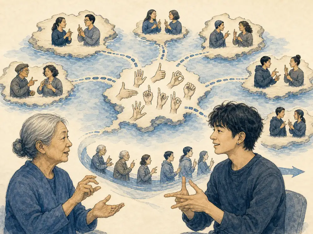 同一概念在不同地区与年龄群体中出现不同手语词形